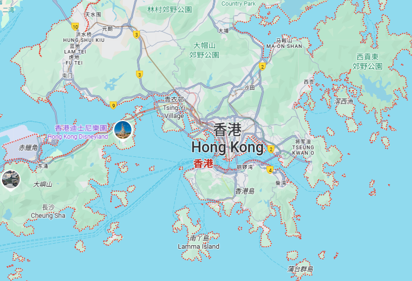 Map showing Blockway headquarters in Hong Kong