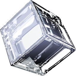 Glass cube — BTC mining farm
